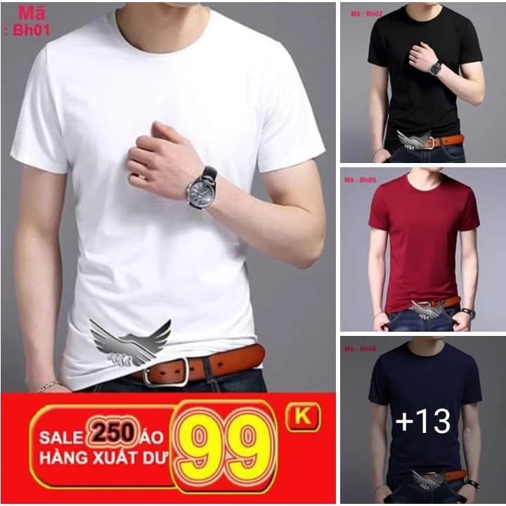 [Nhập mã SHOP0500 giảm 20K][hot] Combo bộ áo thun nam 99k/1 chiếc