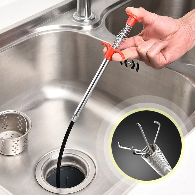Dụng Cụ Gắp Rác - Gắp Lông Tóc Siêu Việt Thông Tắc Bồn - Ống Cống, Gắp Đồ Bị Rơi