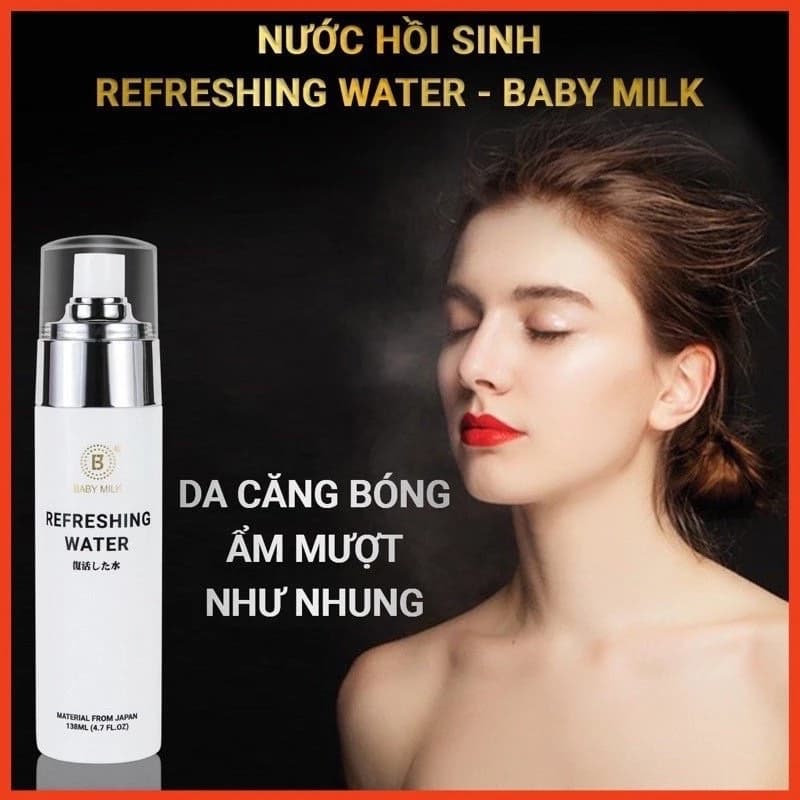 [Hot] Nước Hồi Sinh Refeshing Water Baby Milk (Thay Thế Xịt Khoáng Và Nước Hoa Hồng) - Hàng Hiệu Cao Thiên Nhi