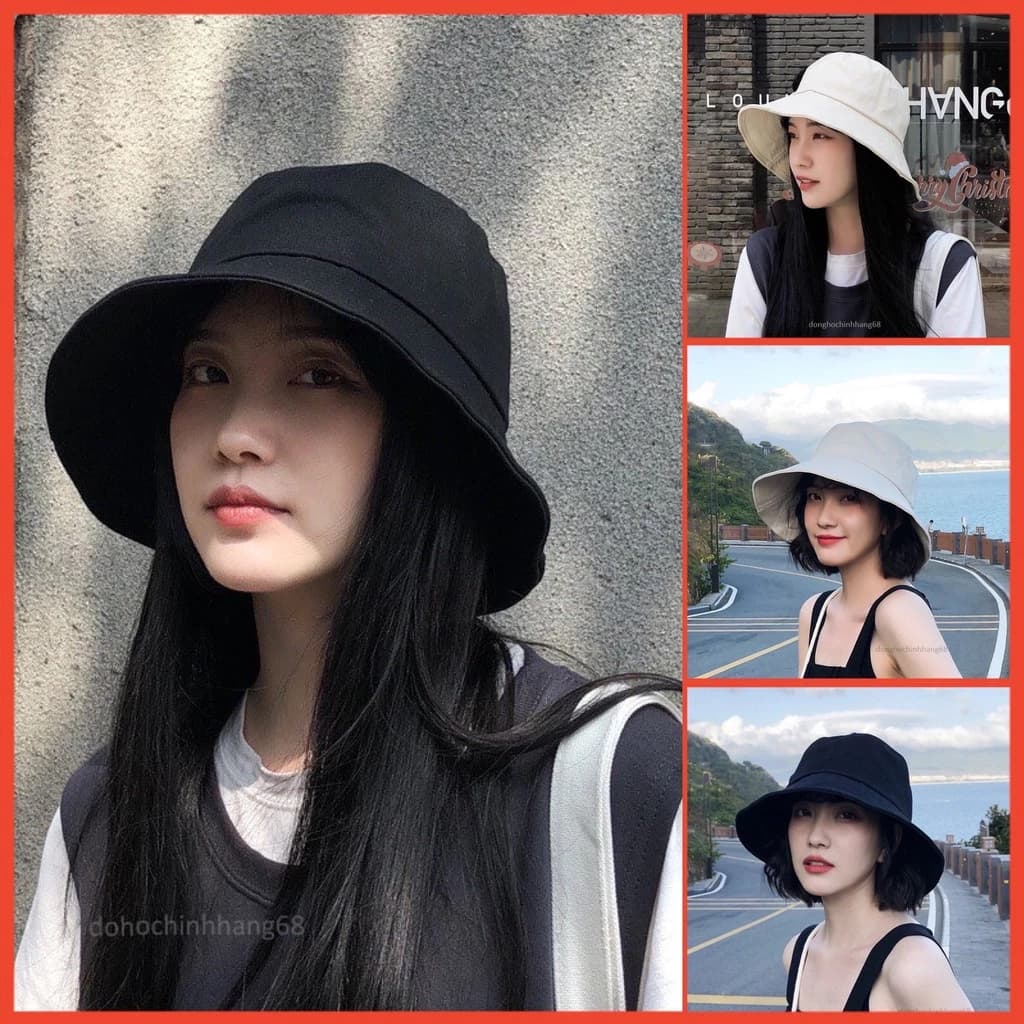 Nón Bucket Nam Nữ, Nón Tai Bèo Cao Cấp Form Unisex Phong Cách Cá Tính Bảo Hành 12 Tháng