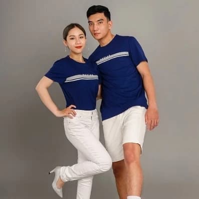 DLine HAVIAS áo thun cổ tròn vải Cotton 100% Premium