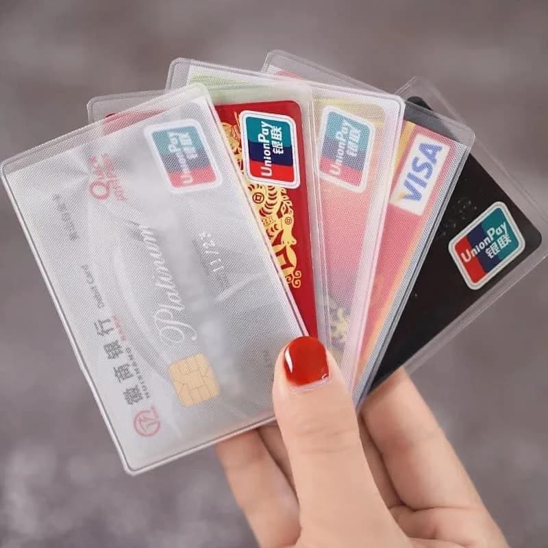 Vỏ bọc thẻ căn cước công dân trong suốt túi đựng bảo vệ thẻ atm, card visit, bằng lái xe, nhân viên