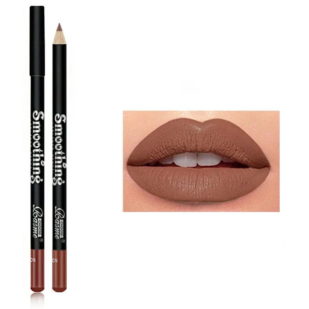 Mười hai Màu Chống Thấm Nước Chống Mồ Hôi Không Dễ Phai Màu Chống Dính Cốc Đơn Sắc Lip Line Son Môi Bút