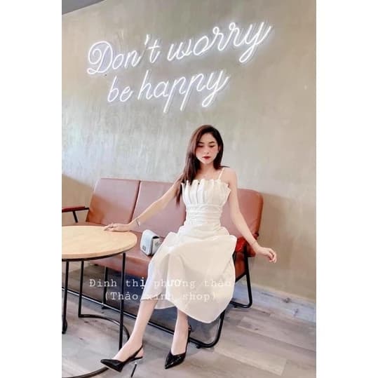 [ĐỦ BILL CÓ QUÀ] 🎁🎁 Đầm 2S trắng xếp ly ngực bo eo sang chảnh (có ảnh thật)