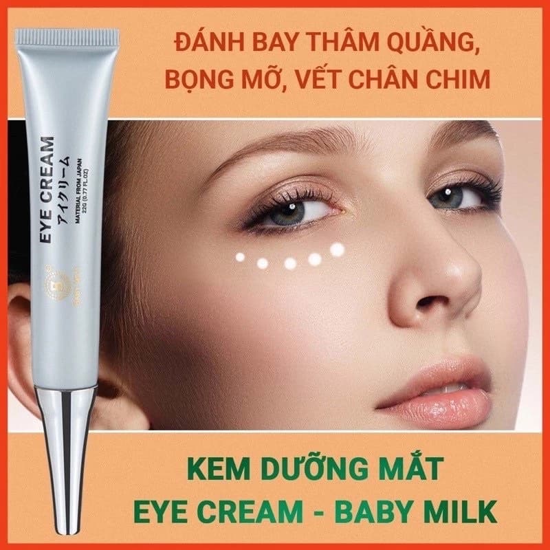 [Hot] Kem Dưỡng Mắt Eye Cream Baby Milk - Hàng Hiệu Cao Thiên Nhi
