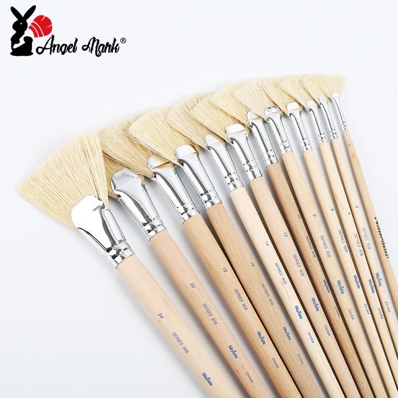 Bộ Cọ Vẽ Tranh Sơn Dầu Acrylic Chuyên Nghiệp Hình Cánh Thiên Thần # 2-20#