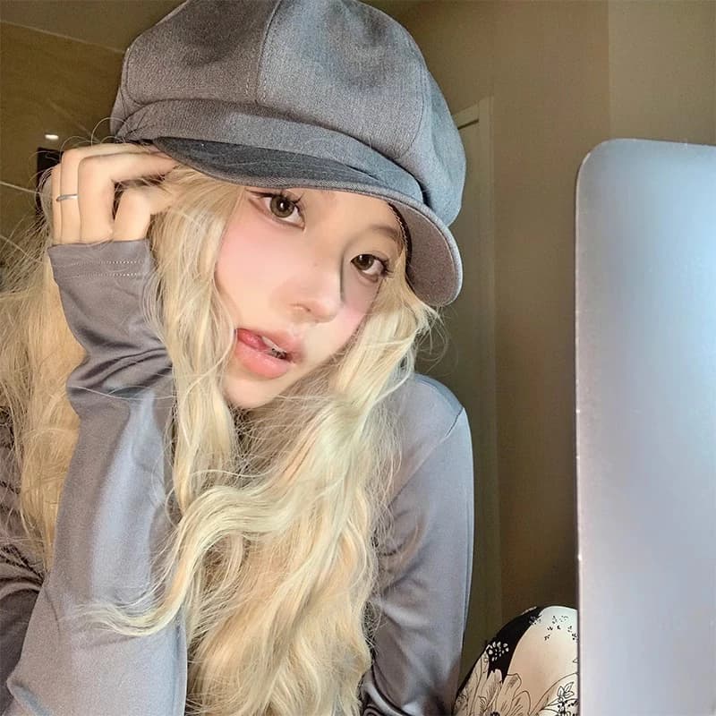 Mũ Beret Phong Cách Retro Nhật Bản Mới Cho Nữ