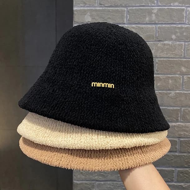 Nón bucket Màu Sắc Trơn Phong Cách Hàn Quốc Thời Trang Thu Đông Cho Nữ
