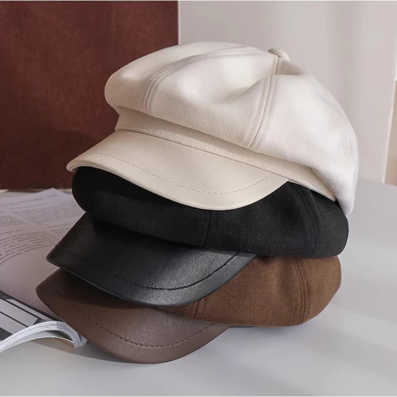 Mũ beret Thiết Kế Mới Thời Trang Mùa Thu Theo Phong Cách Anh Dành Cho Nữ