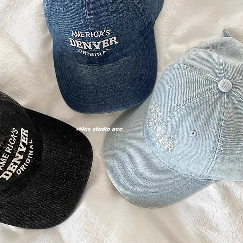 Phiên Bản Hàn Quốc ins Retro Rửa Mũ Bóng Chày Denim Nữ Đường Phố Mặc Rộng Vành Mềm Top Đạt Đỉnh Mũ Hiển Thị