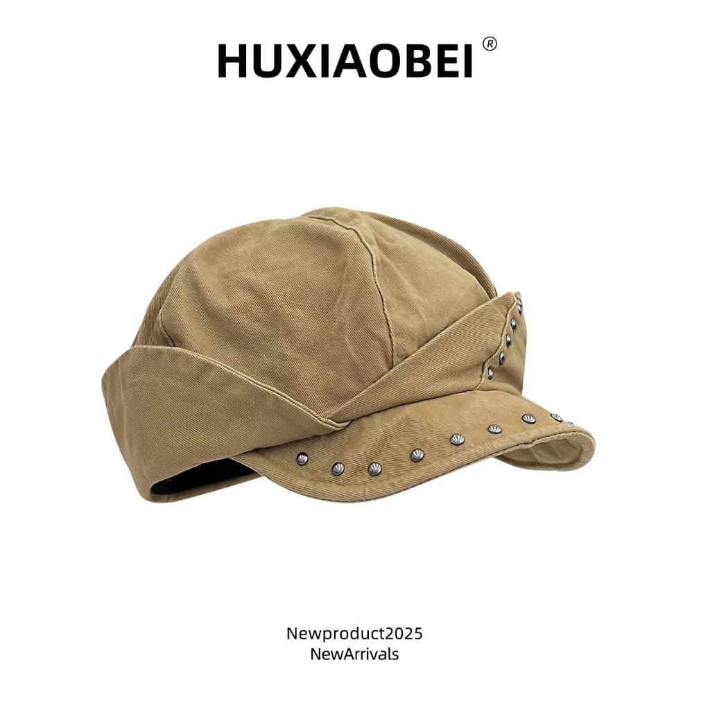 Mũ Newsboy Style Retro Hình Bát Giác Cho Nữ, Thời Trang Xuân Thu