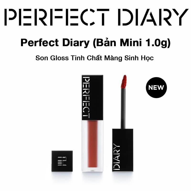 Perfect Diary Biolip Essence Matte Lip Glaze Phiên bản Mini 1g