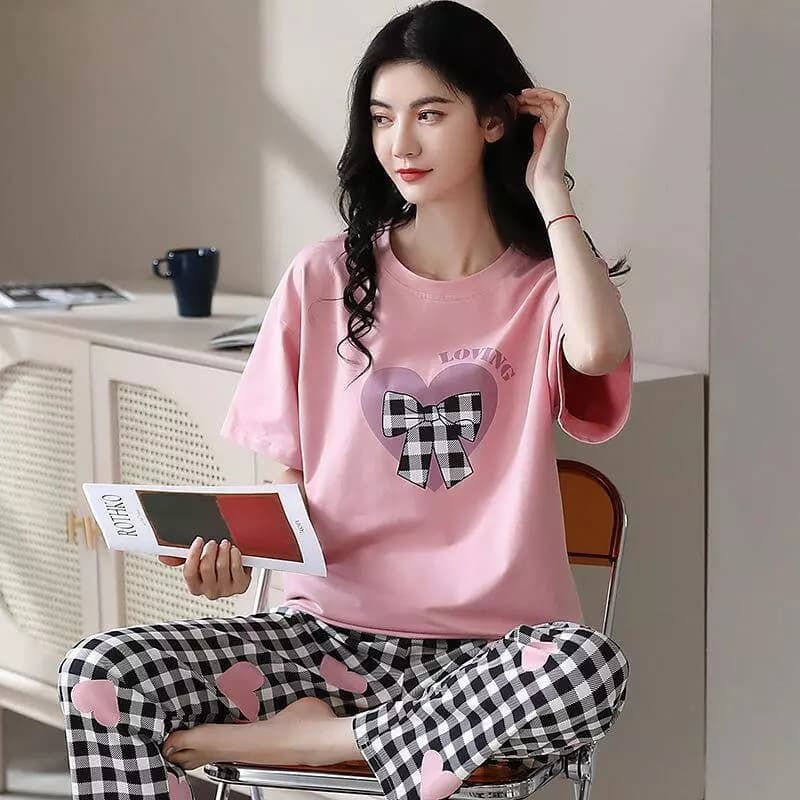 MI3PF1095 Đồ ngủ nữ cao cấp có đệm ngựa (Mẫu mới Thu 2026) - Thiết kế thời thượng, mặc nhà hoặc diện phố đều sang trọng
