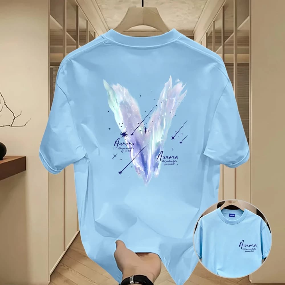 ✨Hàng có sẵn✨ WASSUP áo thun nam in hình sao băng thời trang - Mẫu mới! cotton, thời trang, Unisex.
