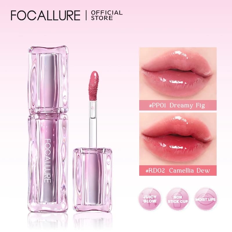 Focallure Spring Glow Juicy Lip Tint, Công nghệ không truyền hình kép, một sự bùng nổ tươi mát của bóng ngon ngọt cho springa nổ tươi mát của bóng ngon ngọt cho mùa xuân