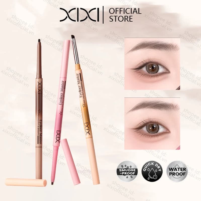 Bút chì kẻ mắt Gel chống thấm nước lâu trôi XIXI Smooth - Trang điểm hàng ngày tự nhiên chống nhòe cho mắt NO.D912