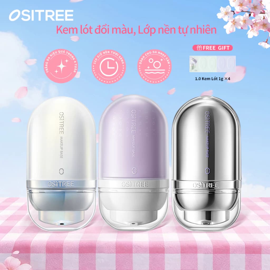 [Livestream] OSITREE! Kem lót mặt trang điểm Kem lót cách ly Brightening Concealer Tone-up 32g