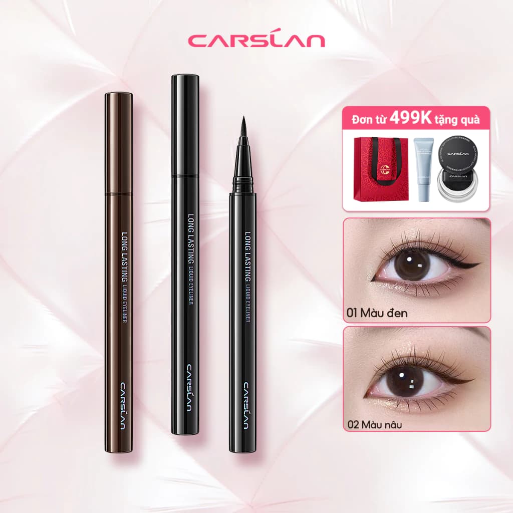 Bút Kẻ Mắt Dạng Lỏng Carslan Mềm Mượt Chống Thấm Nước Và Mồ Hôi Lâu Trôi 2ml