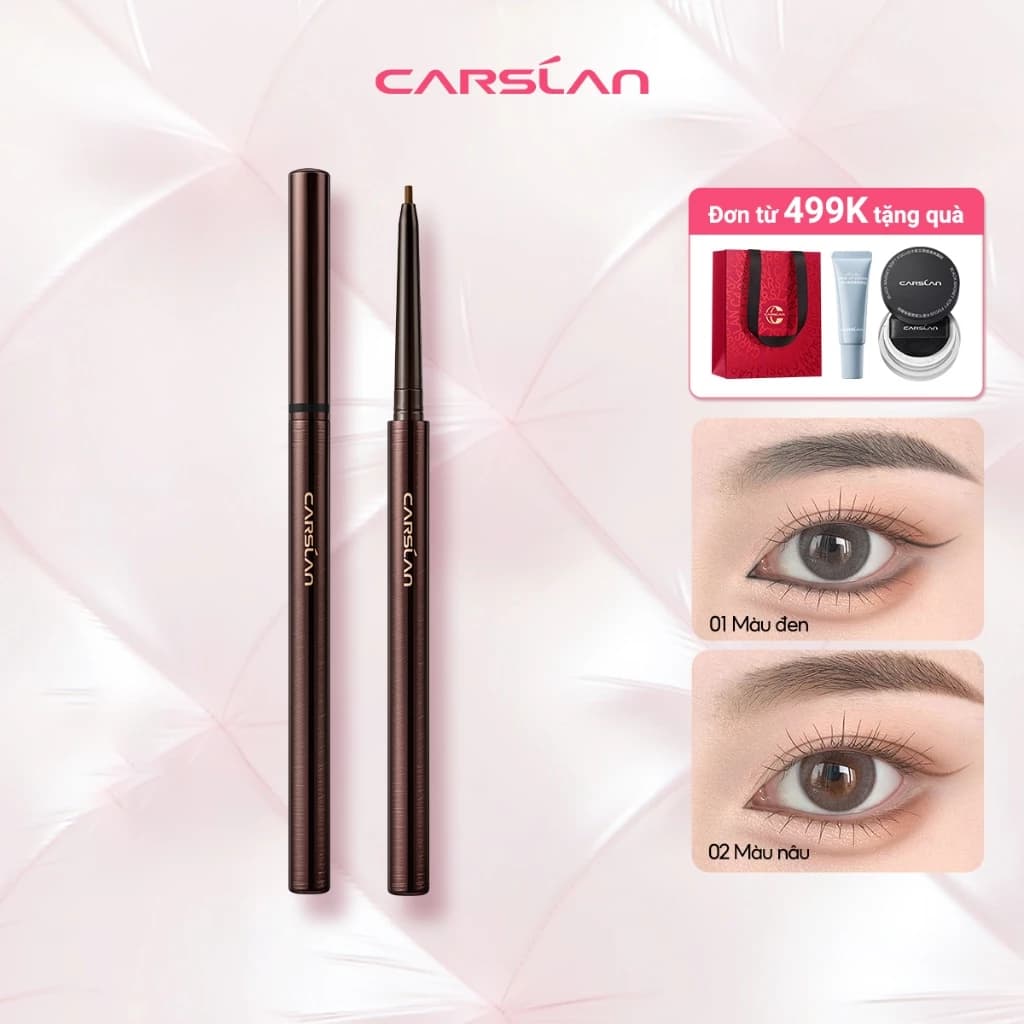 Chì Kẻ Mắt Dạng Gel Carslan Mềm Mại Màu Đen Lâu Trôi Không Bị Mất 0.05g