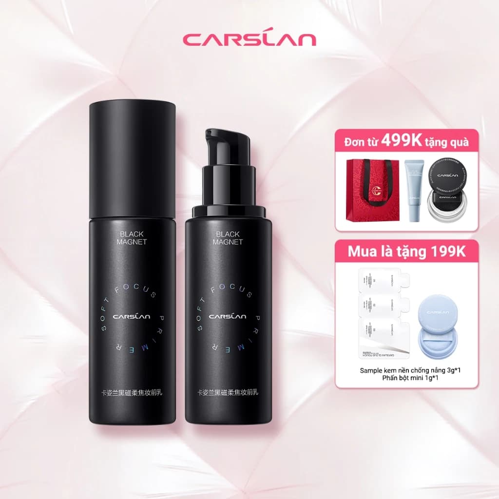 Kem Lót Carslan Black Magnet Soft Focus Primer trang điểm Kiểm soát dầu 30g