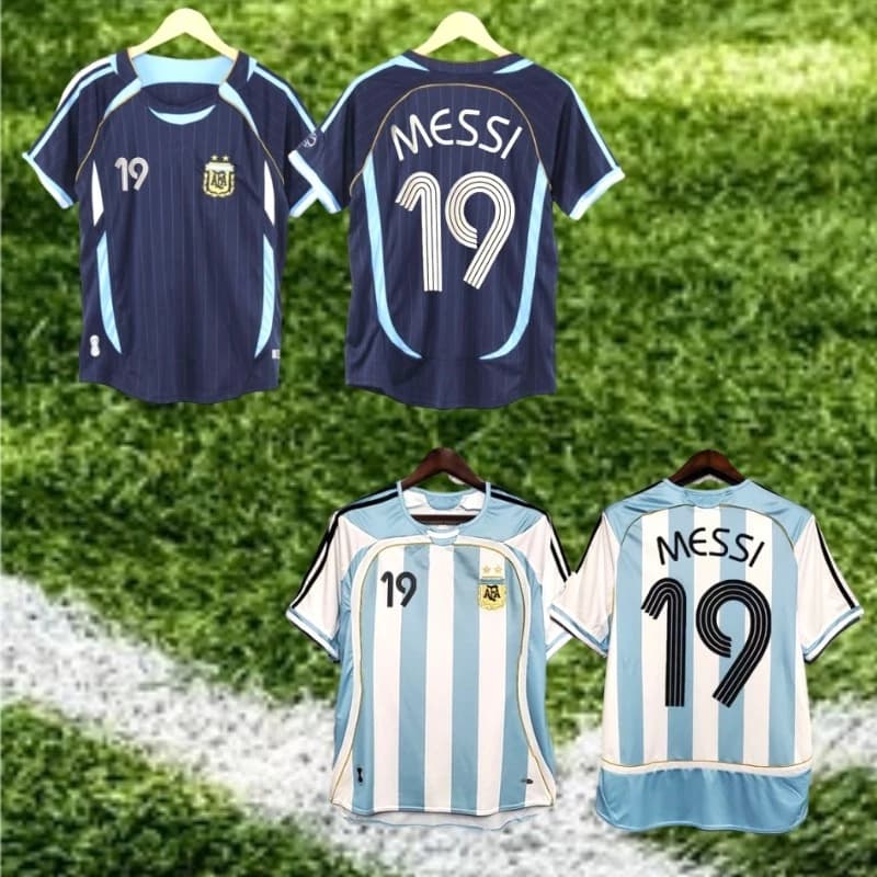Áo Messi, áo thun thể thao phong cách cổ điển Argentina dành cho fan bóng đá