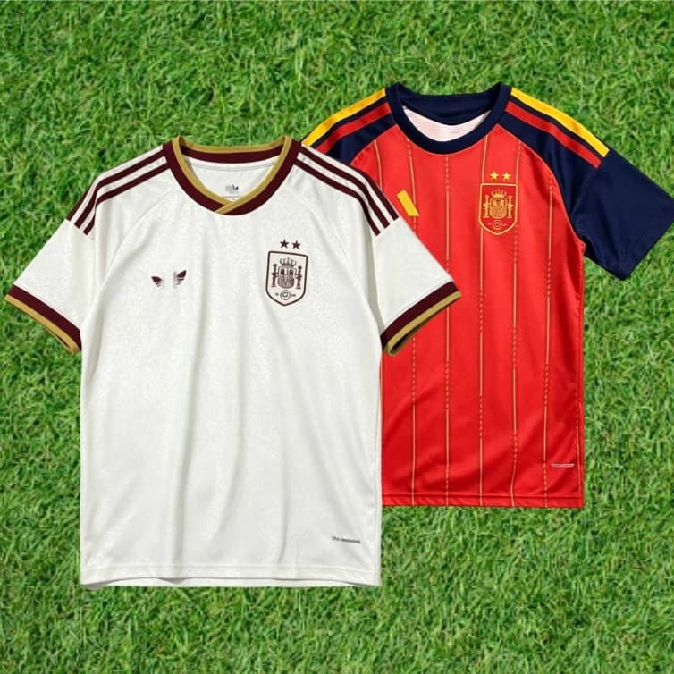 Áo thun phiên bản fan Tây Ban Nha 2 sao（★★)  Vô địch World Cup 2026 Yamal Tshirt