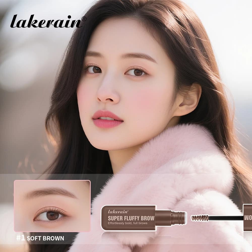 Lakerain Superfluff Volumizing Brow Mousse Eyebrow Gel Dày Lông Mày Tint Tinted Brow Gel Nhiều Màu 36HR Mặc Trang Điểm Chống Thấm Nước Lâu Dài