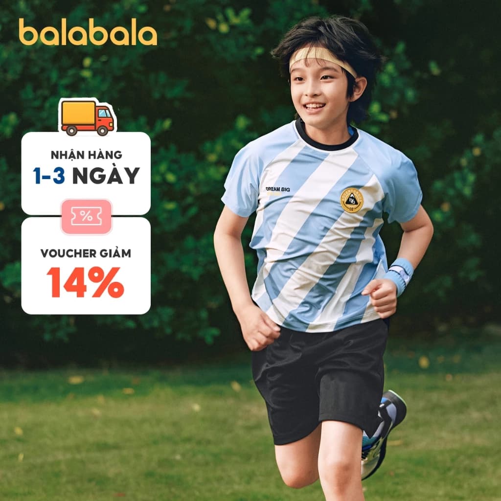 Bộ Tay Ngắn balabala Unisex Trẻ Mới Biết Đi Hút Ẩm Nhanh Khô 2026 Thời Trang Đáng Yêu Ngọt Ngào Cho Sân Chơi Mẫu Giáo Trang Phục Chủ Động Hàng Ngày Bộ Mềm Thoải Mái Dễ Vận Động