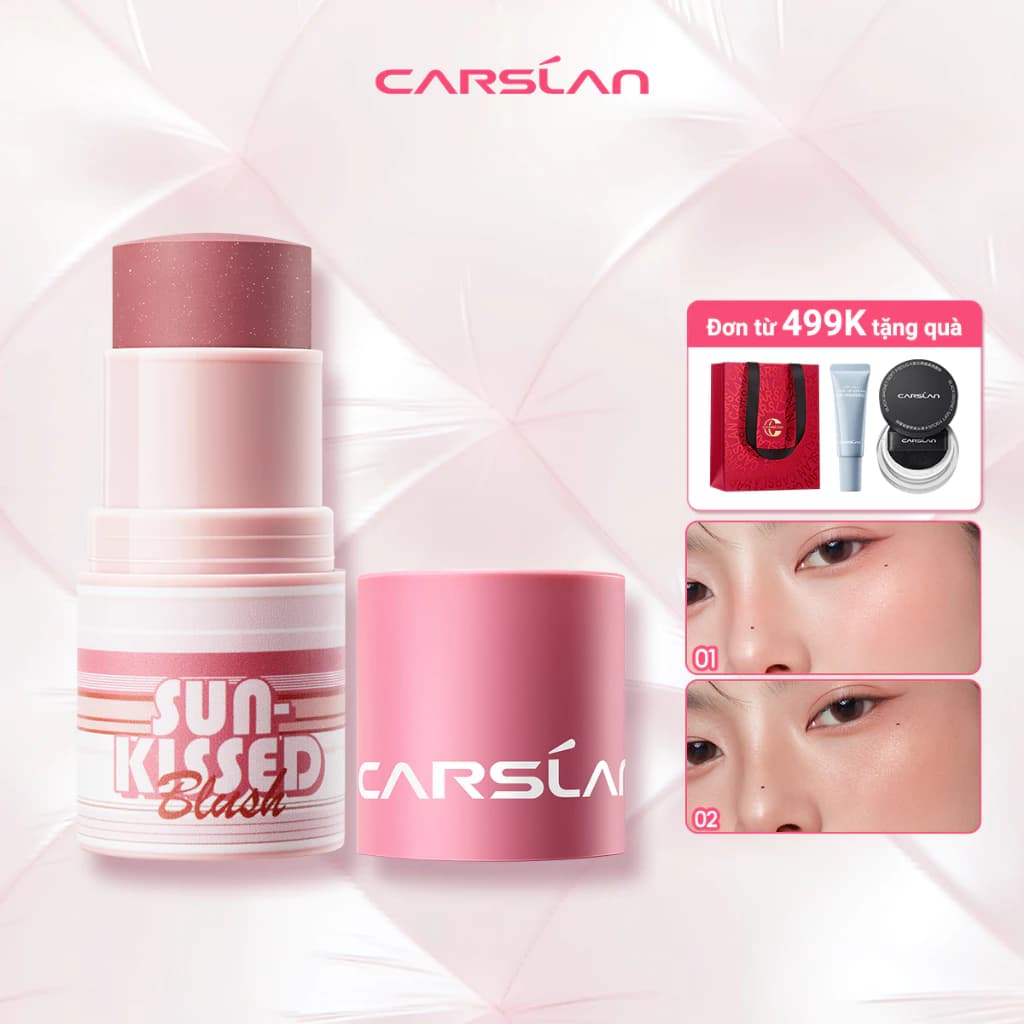 Kem má hồng Sun-Kissed Carslan Dạng Thỏi đa Năng Thành Phần Thiên Nhiên 6g