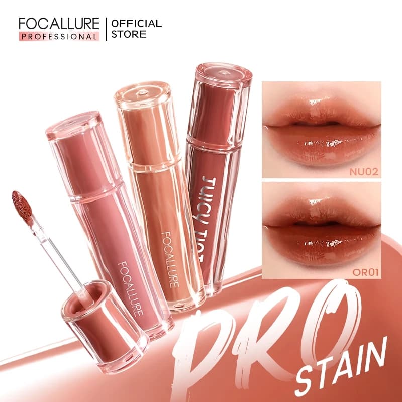 COMBO 2 Son Tint Dewy Lip Tint Gloss Rich High Pigment 2gx2