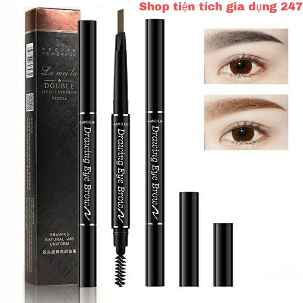 Bút kẻ lông mày Lameila Double Effect (mẫu mới 2021)