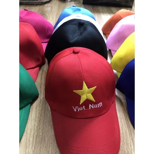 Mũ Lưỡi Trai Kaki Cờ Đỏ Sao Vàng