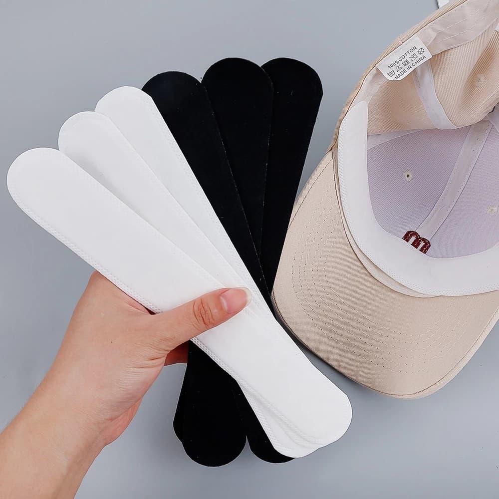 Set 10 Miếng Dán Chống Mồ Hôi Dùng Một Lần Cho Nón, Áo Sơ Mi, Cổ Áo Chống Bụi Bẩn Và Mồ Hôi