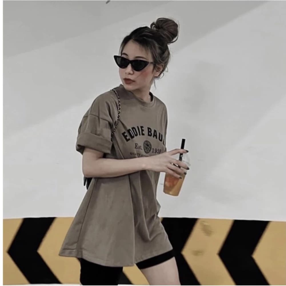 Áo thun phông nam nữ tay lỡ form rộng unisex chữ chất liệu cotton mát mẻ