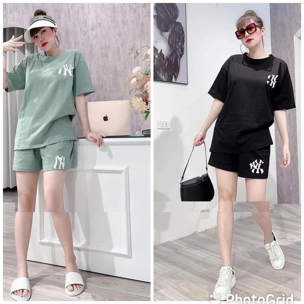 Đồ bộ đùi mặc nhà form áo rộng Mix quần đùi đủ size Thời Trang Bemine WM QA 084