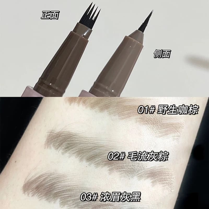 Bút Chì Kẻ Lông Mày Lâu Trôi Dễ Lên Màu Cho Học Sinh