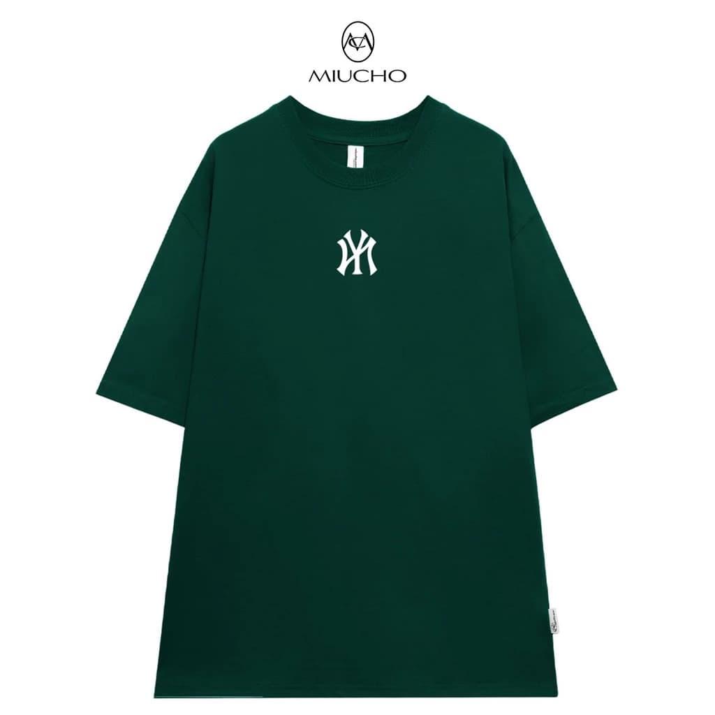 Áo phông nam nữ,Áo thun form rộng tay lỡ unisex in logo NY nam nữ mặc đẹp