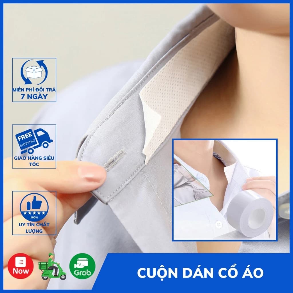 Miếng Dán Cổ Áo Sơ Mi Chống Bẩn Và Mồ Hôi Dán Mũ Bảo Hộ Tiện Dụng