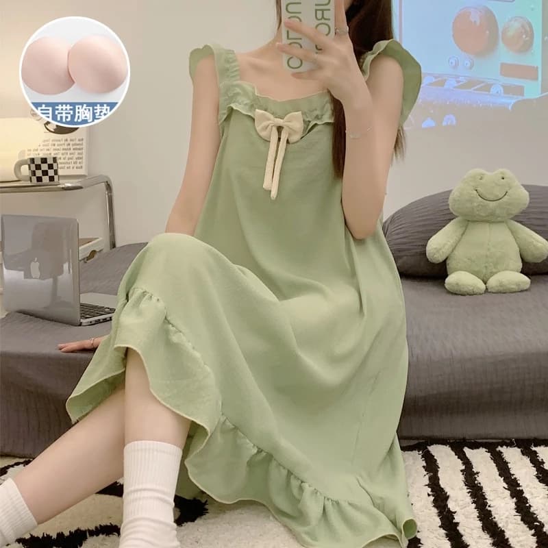 Bộ Đồ Ngủ Ngắn Tay Cổ Tròn Họa Tiết Hoa Phong Cách Hàn Quốc Cho Nữ Mã Lff0710