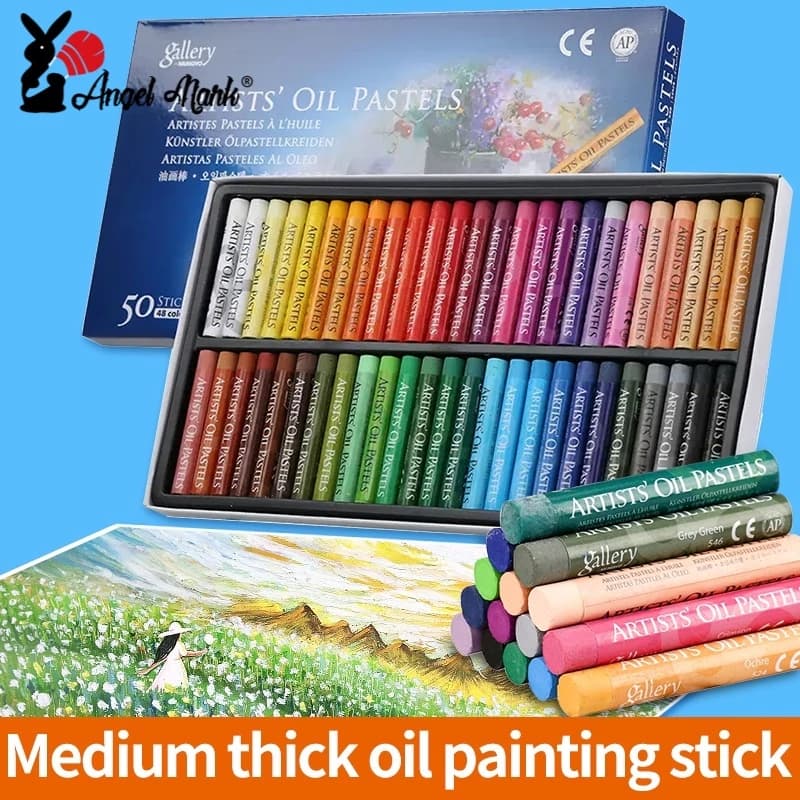 Mungyo 12 / 25 / 50 Màu Dầu Mềm Pastel Tranh Chuyên Nghiệp Nghệ Thuật Crayon Nghệ Sĩ Vẽ Nghệ Thuật Tiếp Liệu