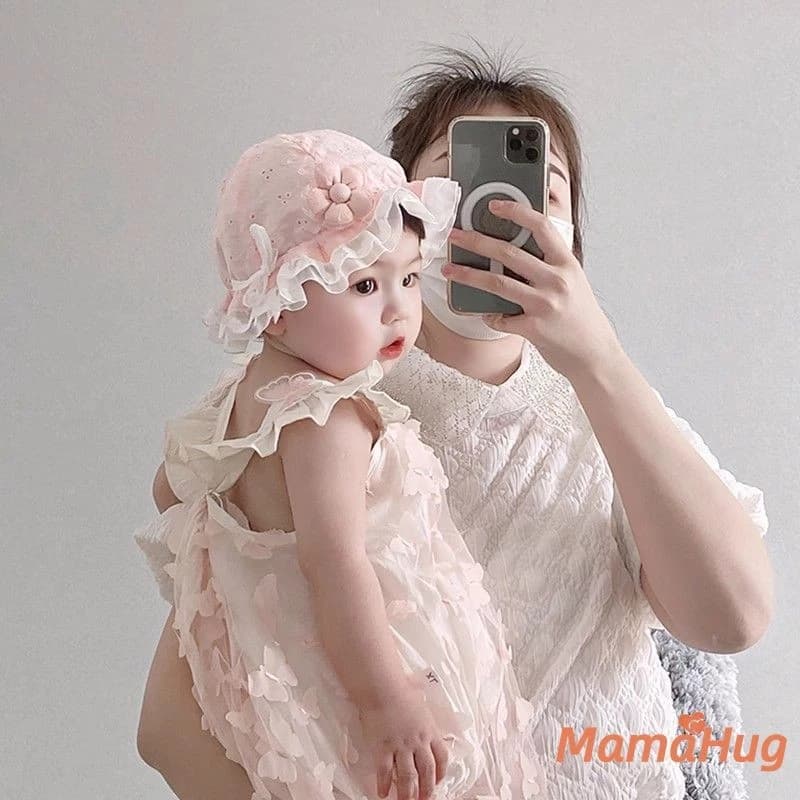 Bé Gái Mũ Chống Nắng Mùa Hè Mùa Xuân Mỏng Lưới Thoáng Khí Công Chúa Người Cá Mũ Phong Cách Hàn Quốc Nơ Dễ Thương Cotton Trẻ Sơ Sinh Mũ Chống Nắng Phụ Kiện Thời Trang Cho Bé Sử Dụng Hàng Ngày Ngoài Trời