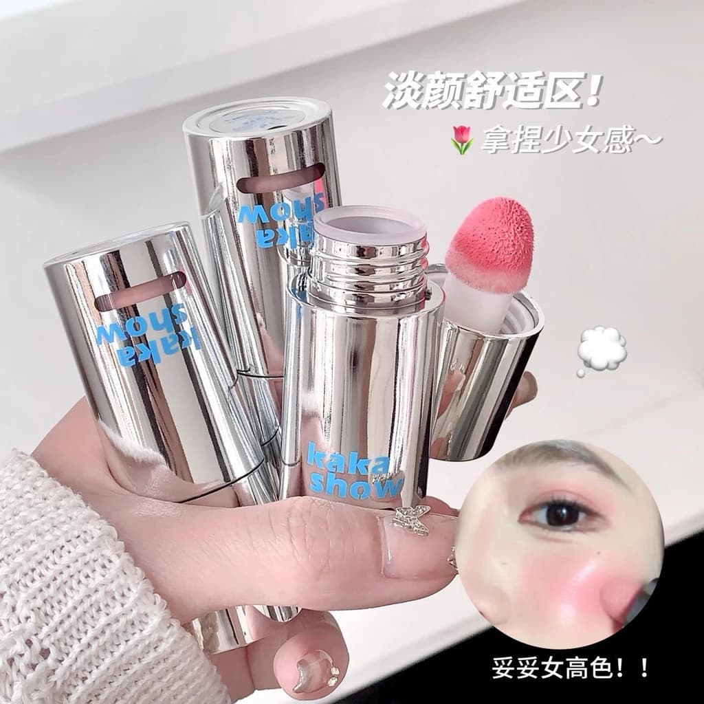 Đầy đủ Vitality Blush Liquid Phong cách Hàn Quốc Water Glossy Vitality Liquid Blush Cream