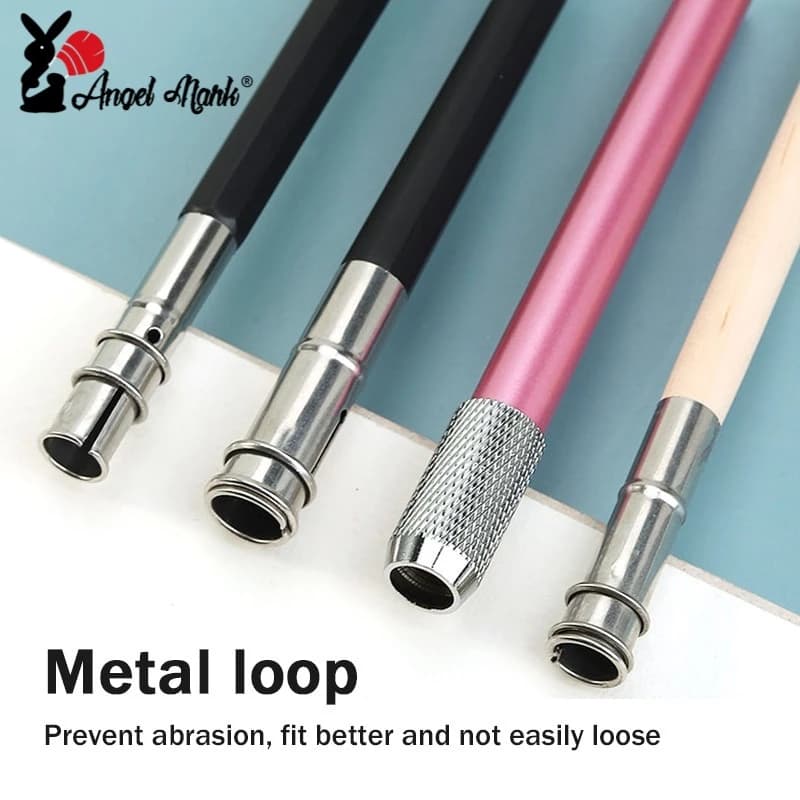 Angel mark Giá Đỡ Bút Chì Mở Rộng Hai Đầu Tròn / Tam Giác / Lục Giác Bằng Kim Loại / Gỗ Có Thể Điều Chỉnh