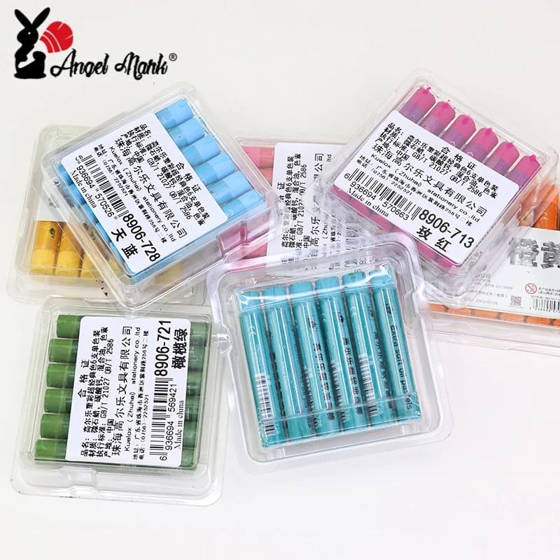 6 Chiếc Kuelox Màu Nặng Dầu Pastel Đơn Sắc Tranh Sơn Dầu Crayon