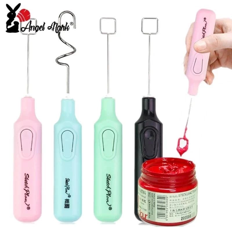 Máy Đánh Dấu Gouache Cầm Tay Chạy Điện Dùng Trộn Màu Sắc Tiện Dụng