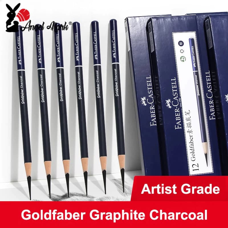 Bộ bút chì phác thảo Goldfaber để che nắng - Bút chì mềm siêu mềm dành cho nghệ sĩ vẽ và phác thảo 5 / 6 CÁI