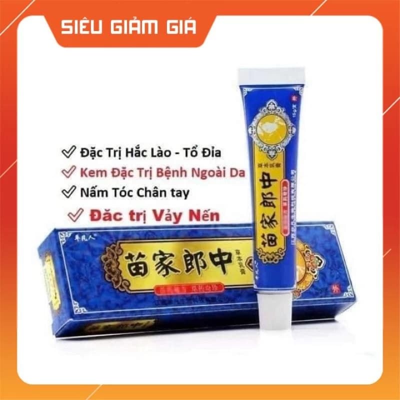 [CHÍNH HÃNG] Kem Bôi Nấm Ngứa Hỗ Trợ Hắc Lào, Vẩy Nến, Á Sừng, Lang Ben Hiệu Quả Nhanh Chóng - Bà Lão Xanh