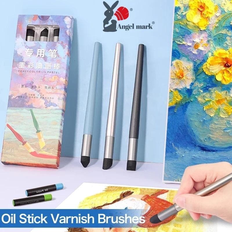 Anglemark Phác Thảo Chà Bộ Bàn Chải Bọt Biển Tranh Kép Graffiti Dụng Cụ Vẽ Nghệ Thuật Tiếp Liệu Bàn Chải Có Thể Tái Sử Dụng Vẽ Nghệ Thuật Bộ