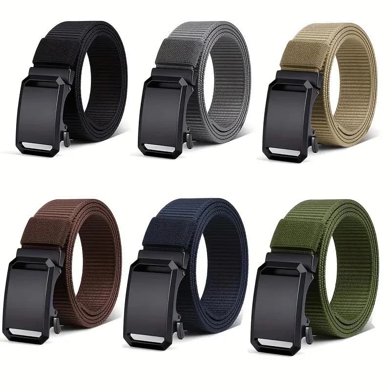 Thắt lưng chiến thuật có khóa tự động Dây đeo thắt lưng vải Nylon cho nam sinh viên