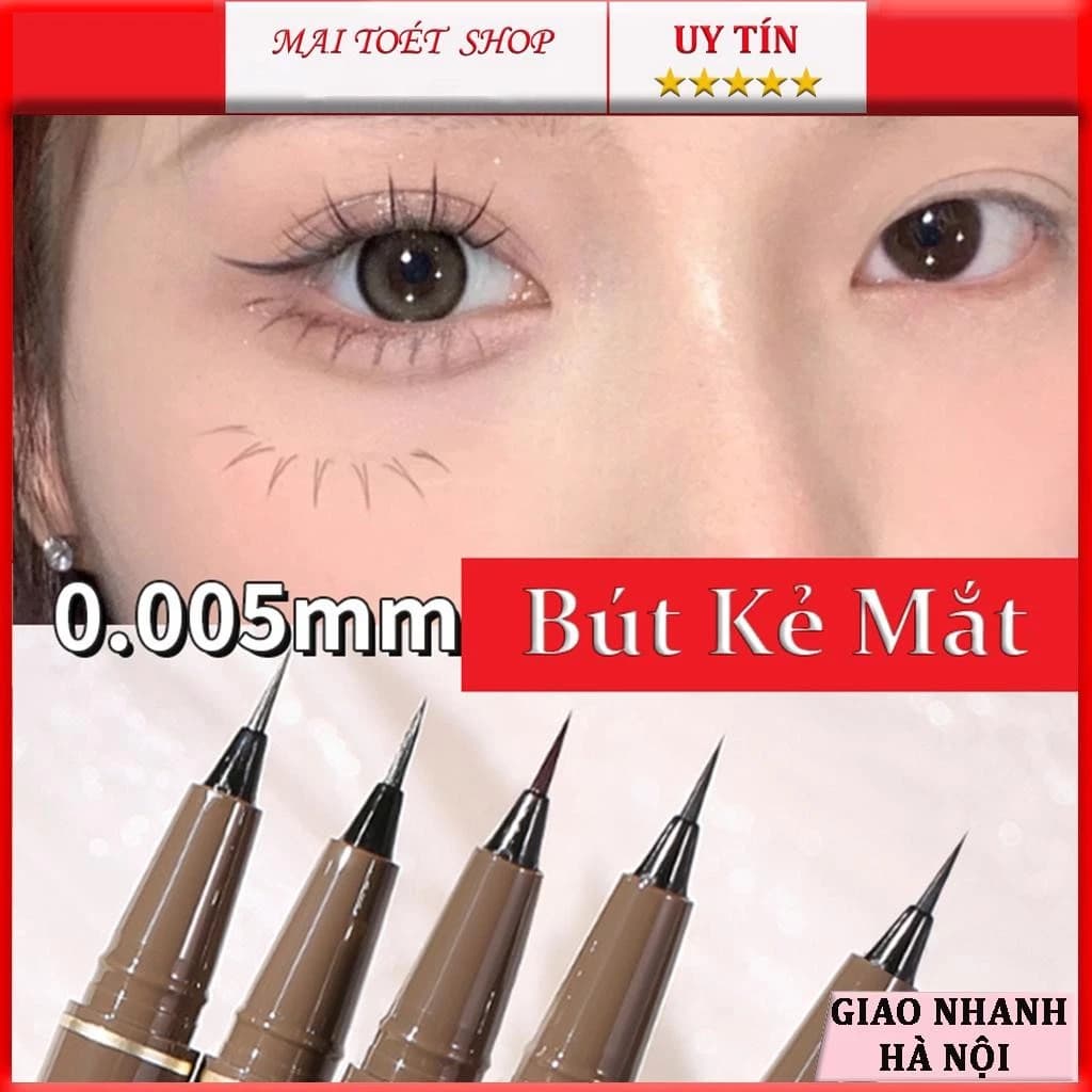 (Giá Sỉ)Bút Kẻ Mắt 0.005mm Nhanh Khô Chống Thấm Nước Lâu Trôi Không Nhòe Nội Địa Trung